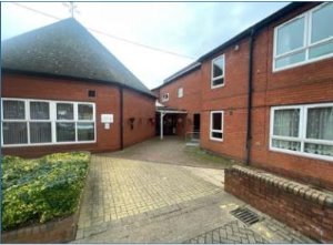 General view of the entrance